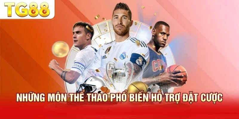 Thể thao TG88 có mọi môn cược từ bóng đá đến E-Sports