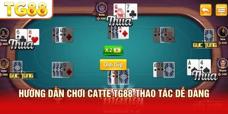 Chơi Catte TG88 với ba bước chọn bàn và vào game nhanh chóng